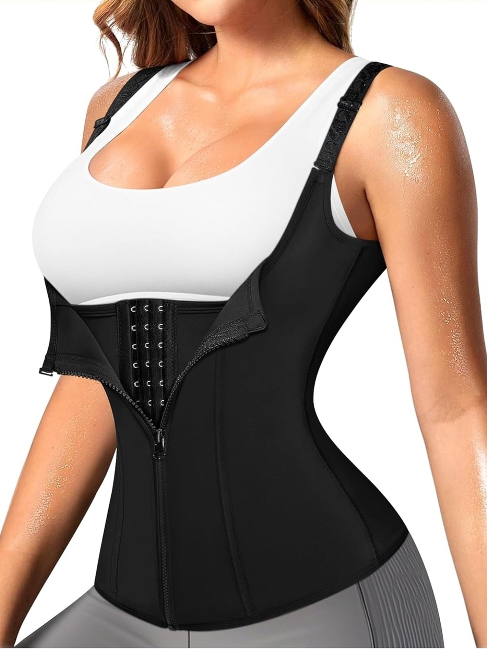 Black Women's Waist Trainer Shapewear Vest - Brand